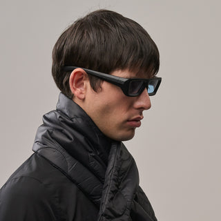 Flywave#Color_Montatura Matte Black con Lente Light Blue