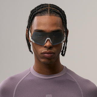 Fulmine#Color_Montatura Frozen Silver Surfer con Lente Silver Mirror