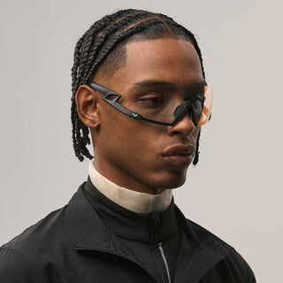 Fulmine#Color_Montatura Black con Lente Photochromic Red Mirror