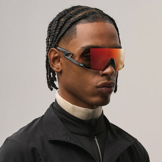 Fulmine#Color_Montatura Black con Lente Photochromic Red Mirror