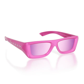 Flywave#Color_Montatura Neon Pink con Lente Lavender Mirror