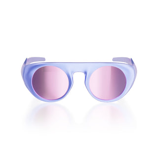 Diamanta#Color_Montatura Galaxy White con Lente Lavender Mirror