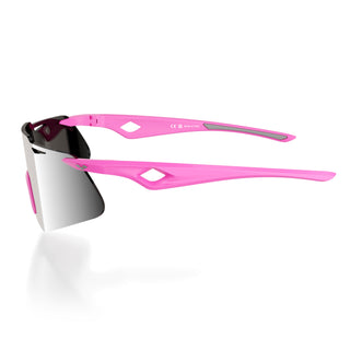 Saetta2.0#Color_Montatura Neon Pink con Lente Silver Mirror