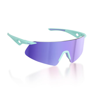 Saetta#Color_Montatura Frozen Mint con Lente Lavender Mirror