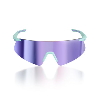 Saetta#Color_Montatura Frozen Mint con Lente Lavender Mirror