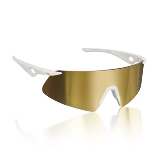 Saetta#Color_Montatura Frozen Silver Surfer con Lente Gold Mirror