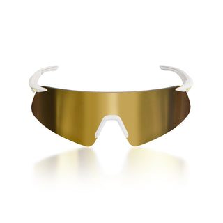 Saetta#Color_Montatura Frozen Silver Surfer con Lente Gold Mirror