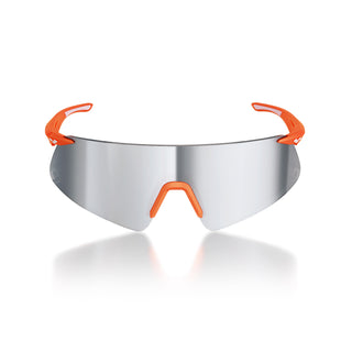 Saetta#Color_Montatura Neon Orange con Lente Silver Mirror
