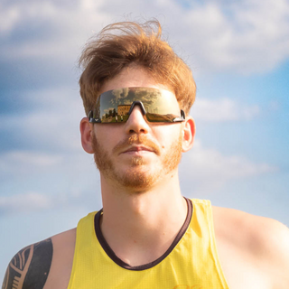 Fulmine#Color_Montatura Black con Lente Gold Mirror