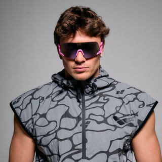 Fulmine#Color_Montatura Neon Pink con Lente Lavender Mirror