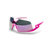 Neon Pink Frame - Lavender Mirror Lens