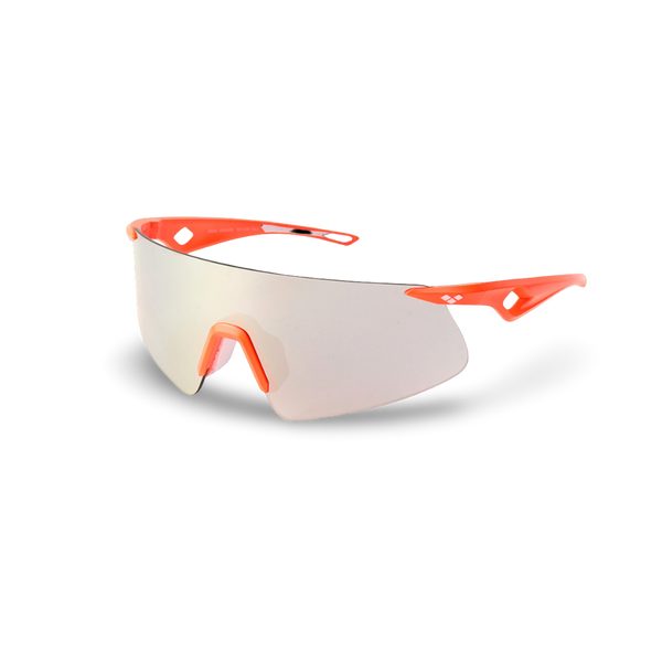 SAETTA – Neon Orange Frame - Silver Mirror Lens