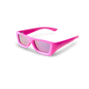Neon Pink Frame - Lavender Mirror Lens
