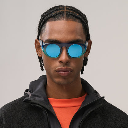 Diamanta#Color_Montatura Positano Blue con Lente Blue Mirror