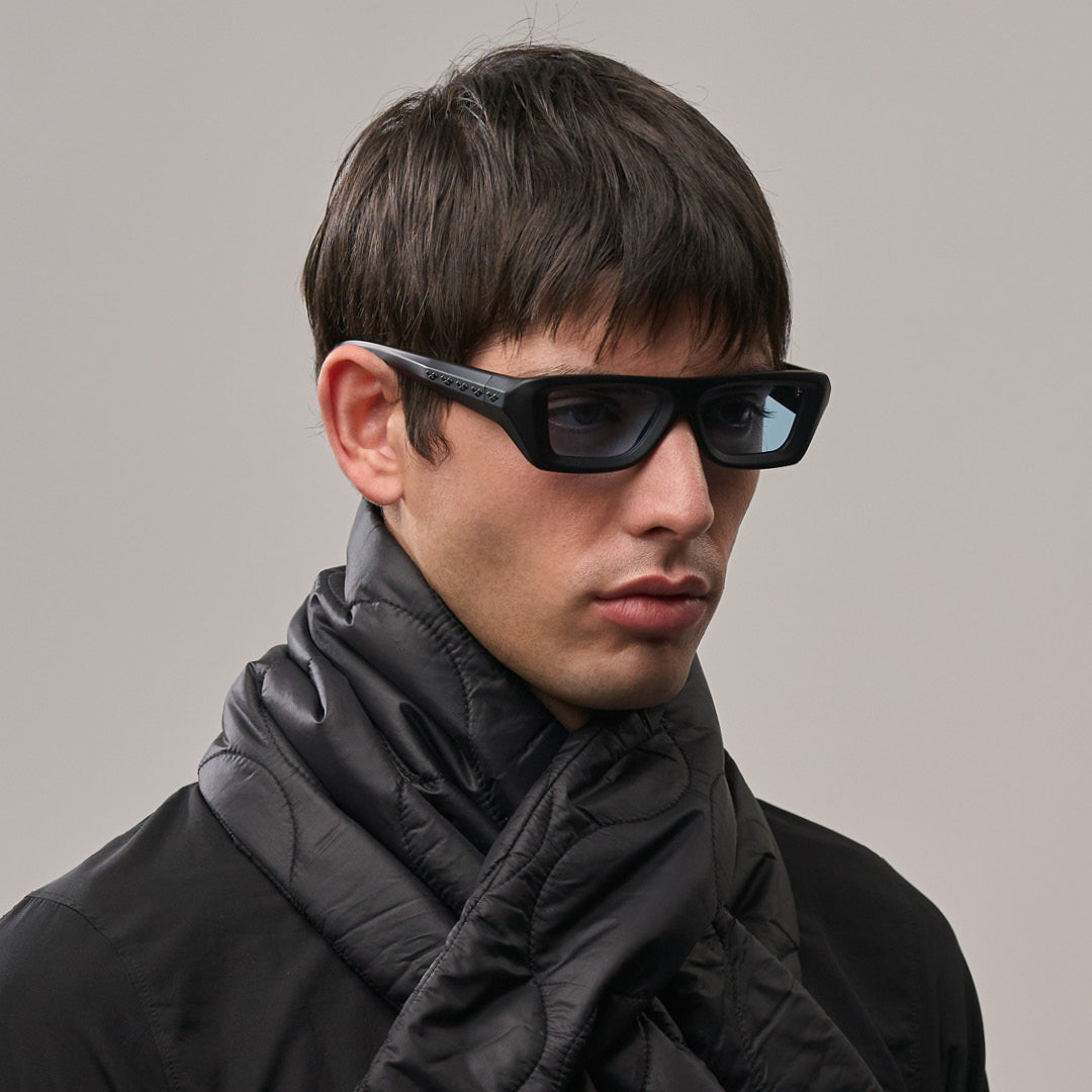 Flywave#Color_Montatura Matte Black con Lente Light Blue