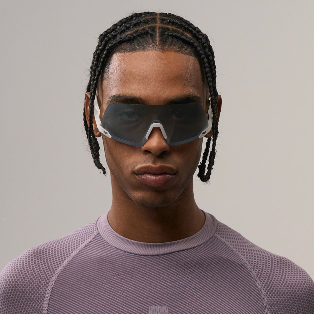 Fulmine#Color_Montatura Frozen Silver Surfer con Lente Silver Mirror