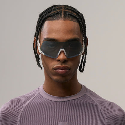 Fulmine#Color_Montatura Frozen Silver Surfer con Lente Silver Mirror