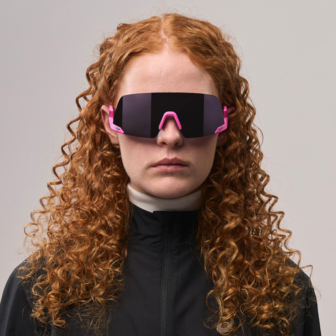 Fulmine#Color_Montatura Neon Pink con Lente Lavender Mirror