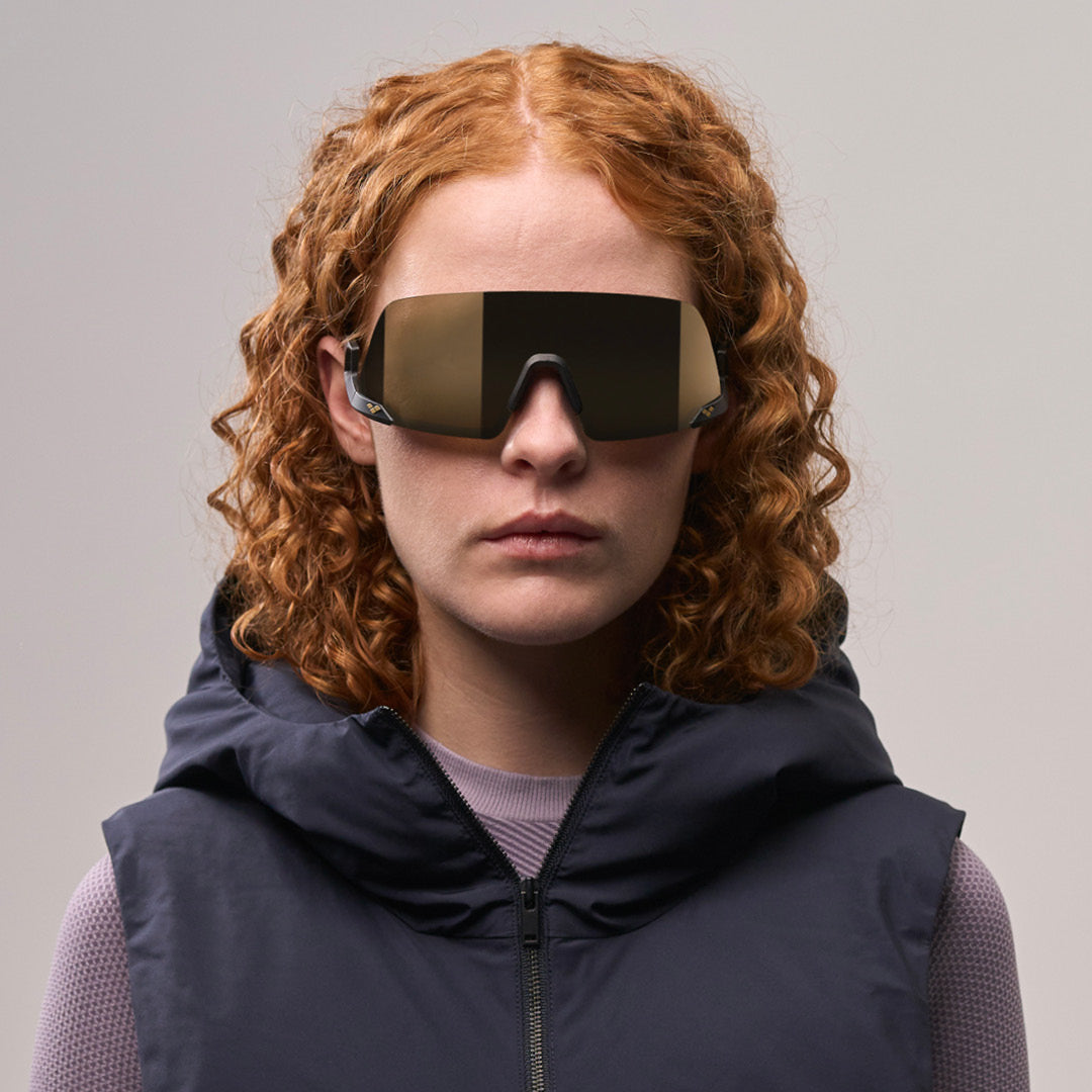 Fulmine#Color_Montatura Black con Lente Gold Mirror