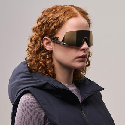 Fulmine#Color_Montatura Black con Lente Gold Mirror