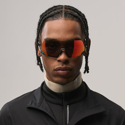 Fulmine#Color_Montatura Black con Lente Photochromic Red Mirror