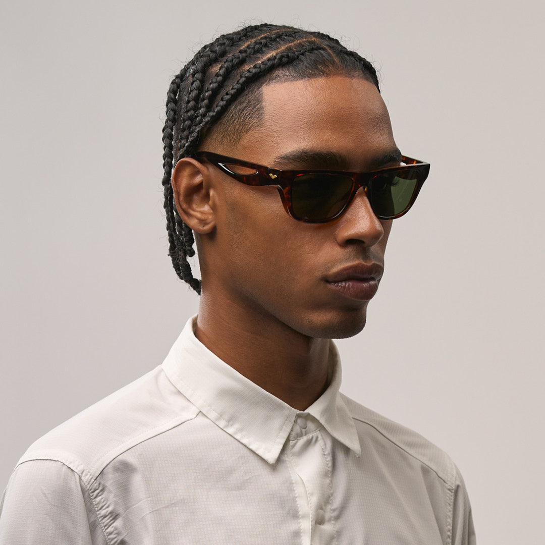 Oceanid#Color_Montatura Tortoise con Lente Green