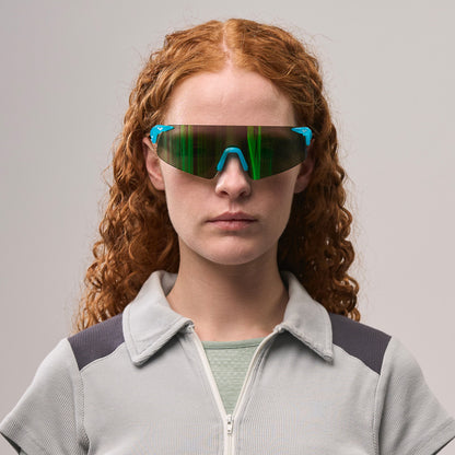 Saetta#Color_Montatura Opaline Teal con Lente Green Mirror