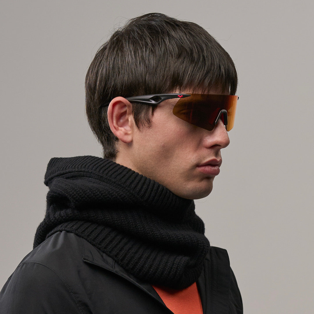 Saetta#Color_Montatura Black con Lente Red Mirror