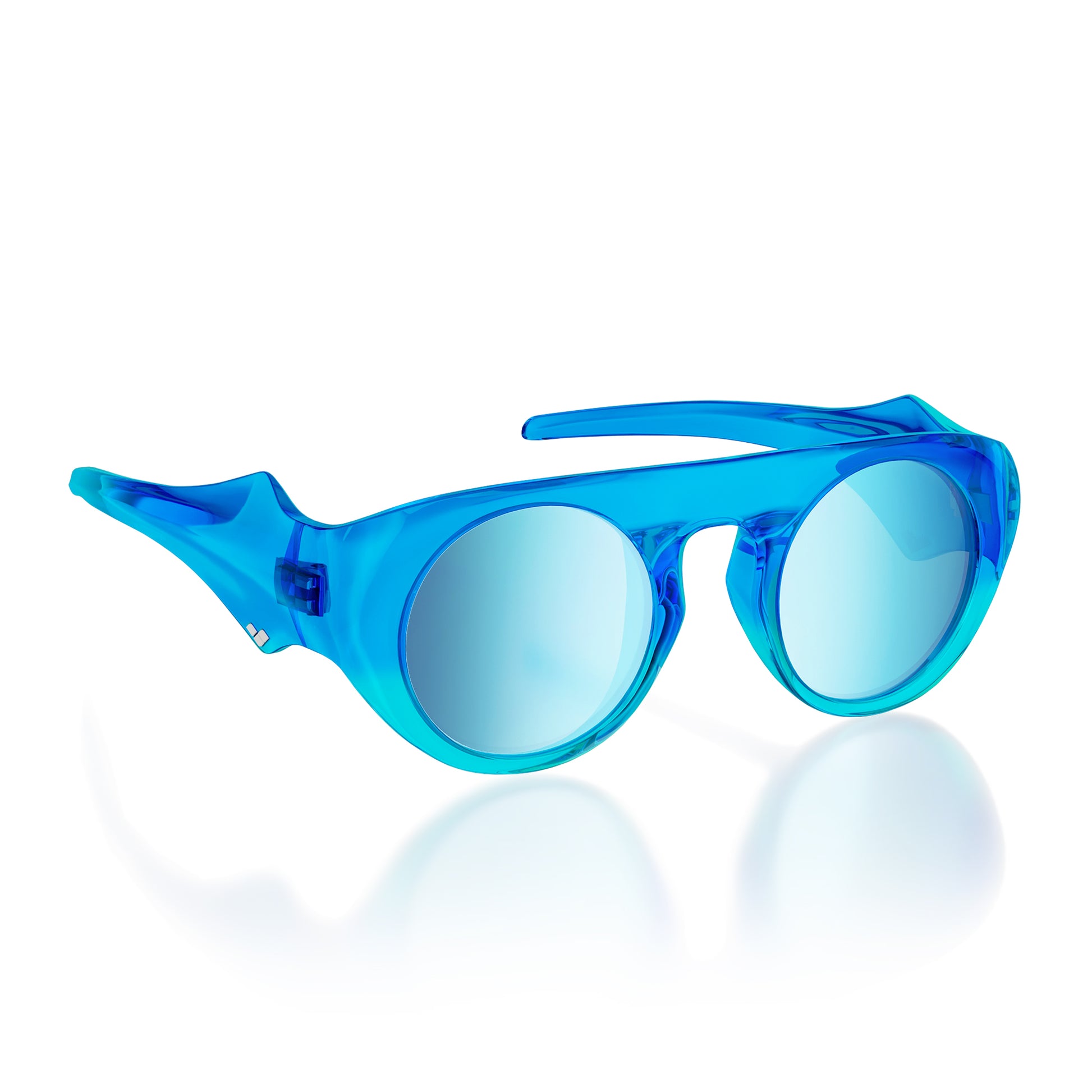 Diamanta#Color_Montatura Positano Blue con Lente Blue Mirror