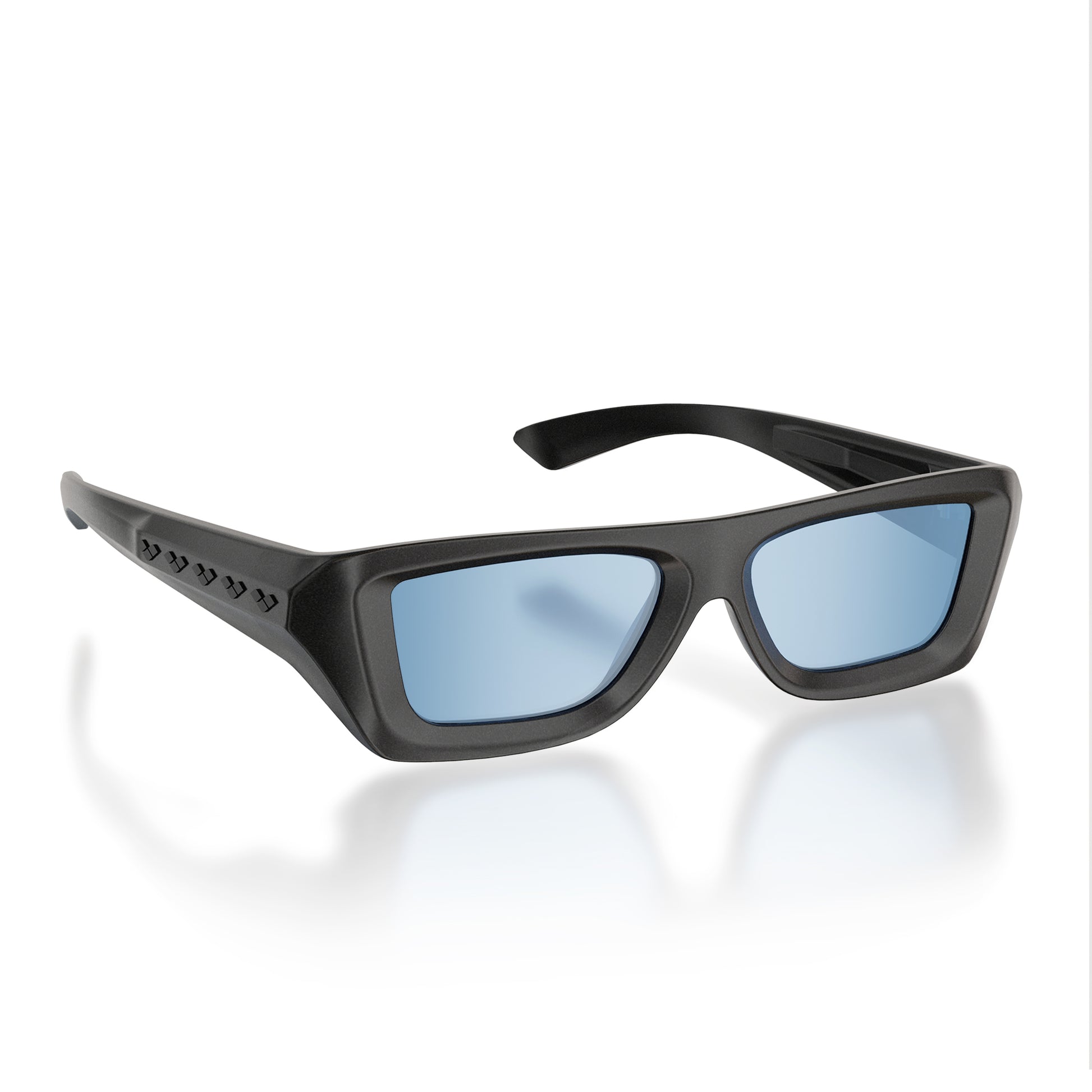 Flywave#Color_Montatura Matte Black con Lente Light Blue