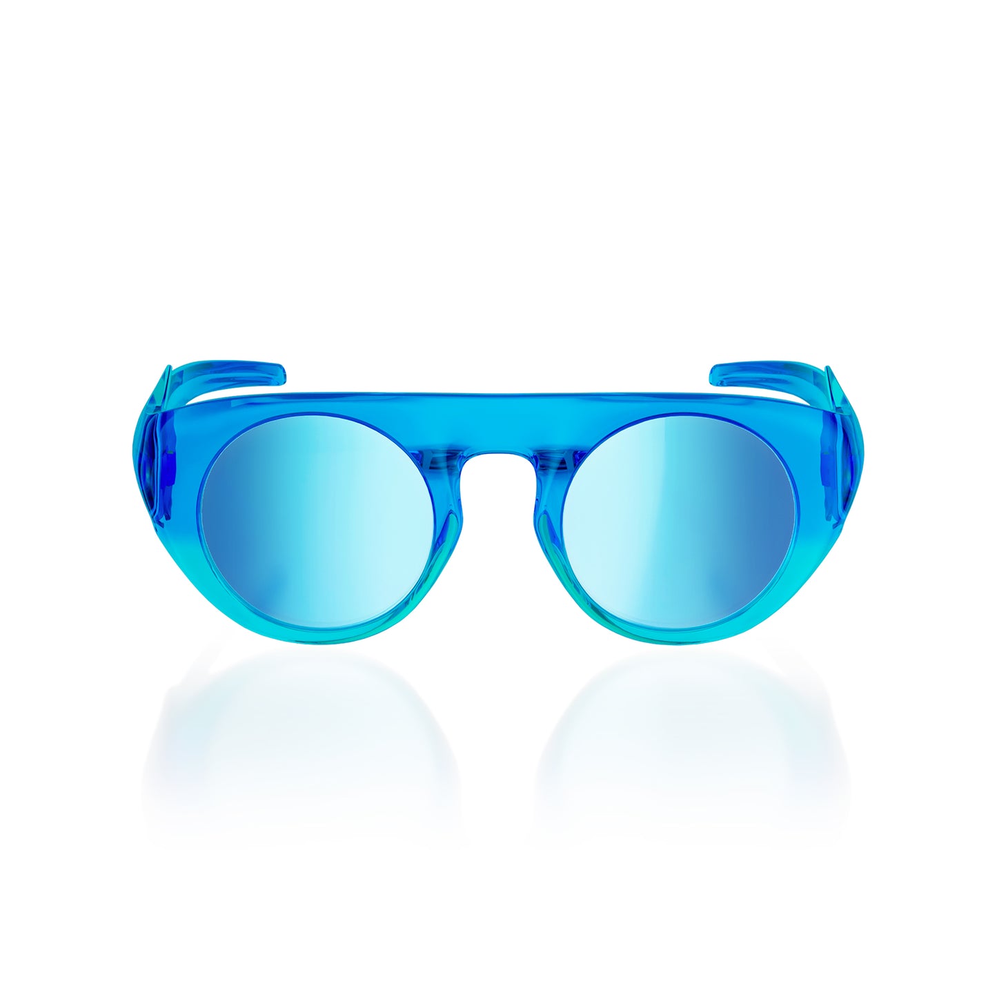 Diamanta#Color_Montatura Positano Blue con Lente Blue Mirror