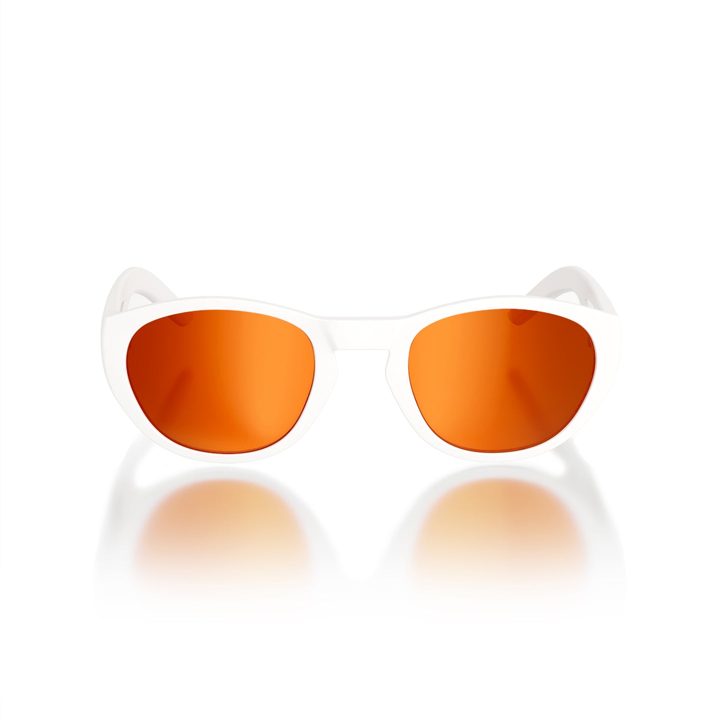 Ninfa#Color_Montatura Gloss White con Lente Red Mirror