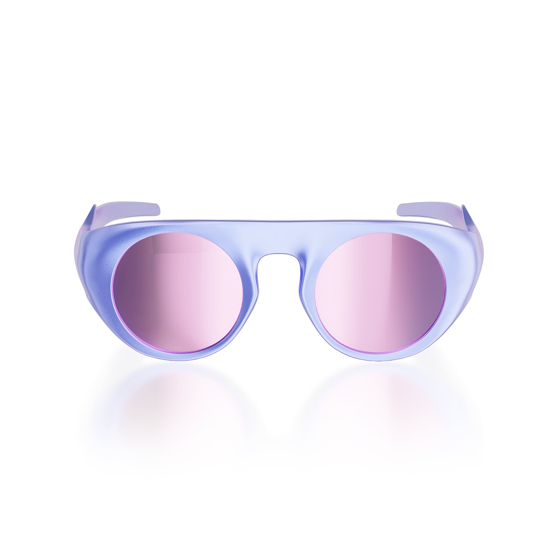 Diamanta#Color_Montatura Galaxy White con Lente Lavender Mirror