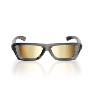 Flywave#Color_Montatura Gloss Black con Lente Gold Mirror