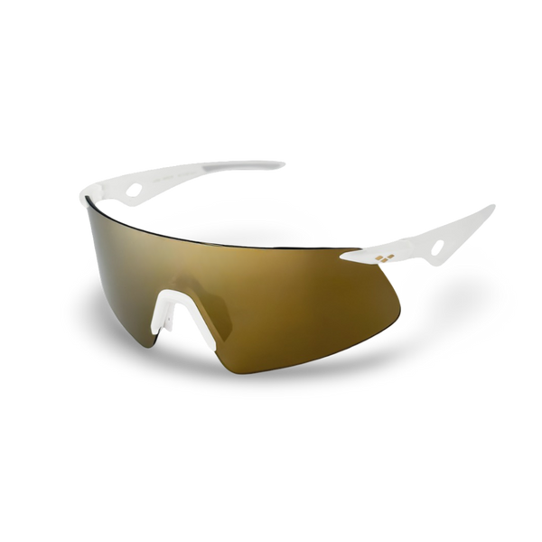 SAETTA – Frozen Silver Surfer Frame - Gold Mirror Lens
