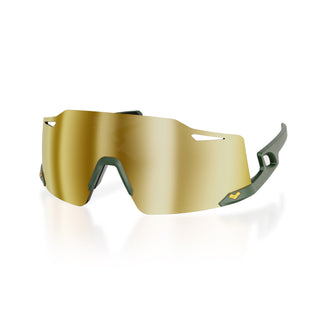 Fulmine2.0#Color_Montatura Army Green con Lente Gold Mirror