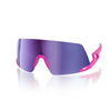 Neon Pink Frame - Lavender Mirror Lens