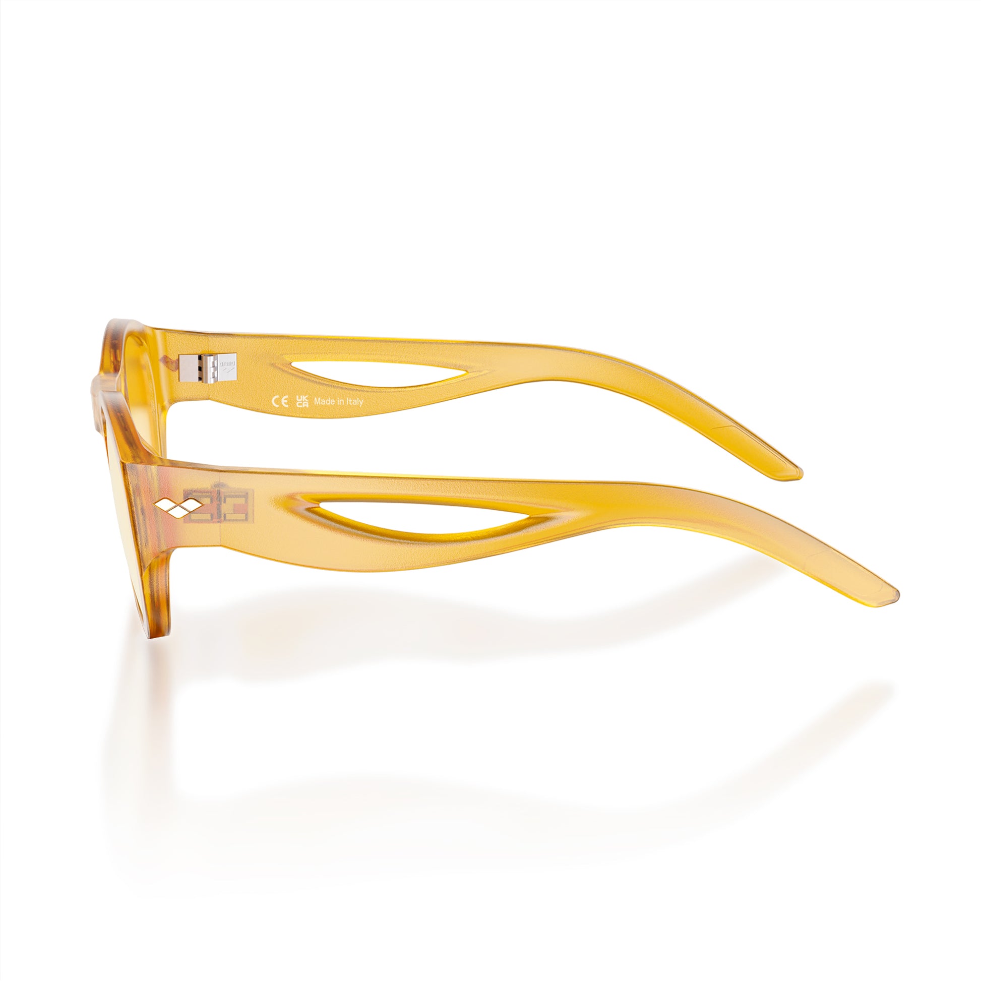 Ninfa#Color_Montatura Amber con Lente Gold Mirror