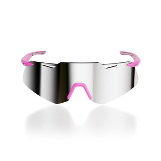Saetta2.0#Color_Montatura Neon Pink con Lente Silver Mirror