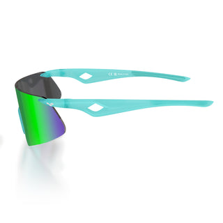 Saetta#Color_Montatura Opaline Teal con Lente Green Mirror