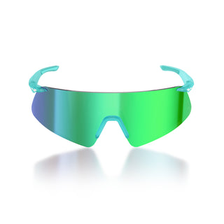 Saetta#Color_Montatura Opaline Teal con Lente Green Mirror