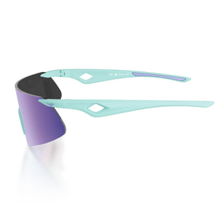Saetta#Color_Montatura Frozen Mint con Lente Lavender Mirror
