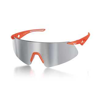 Saetta#Color_Montatura Neon Orange con Lente Silver Mirror
