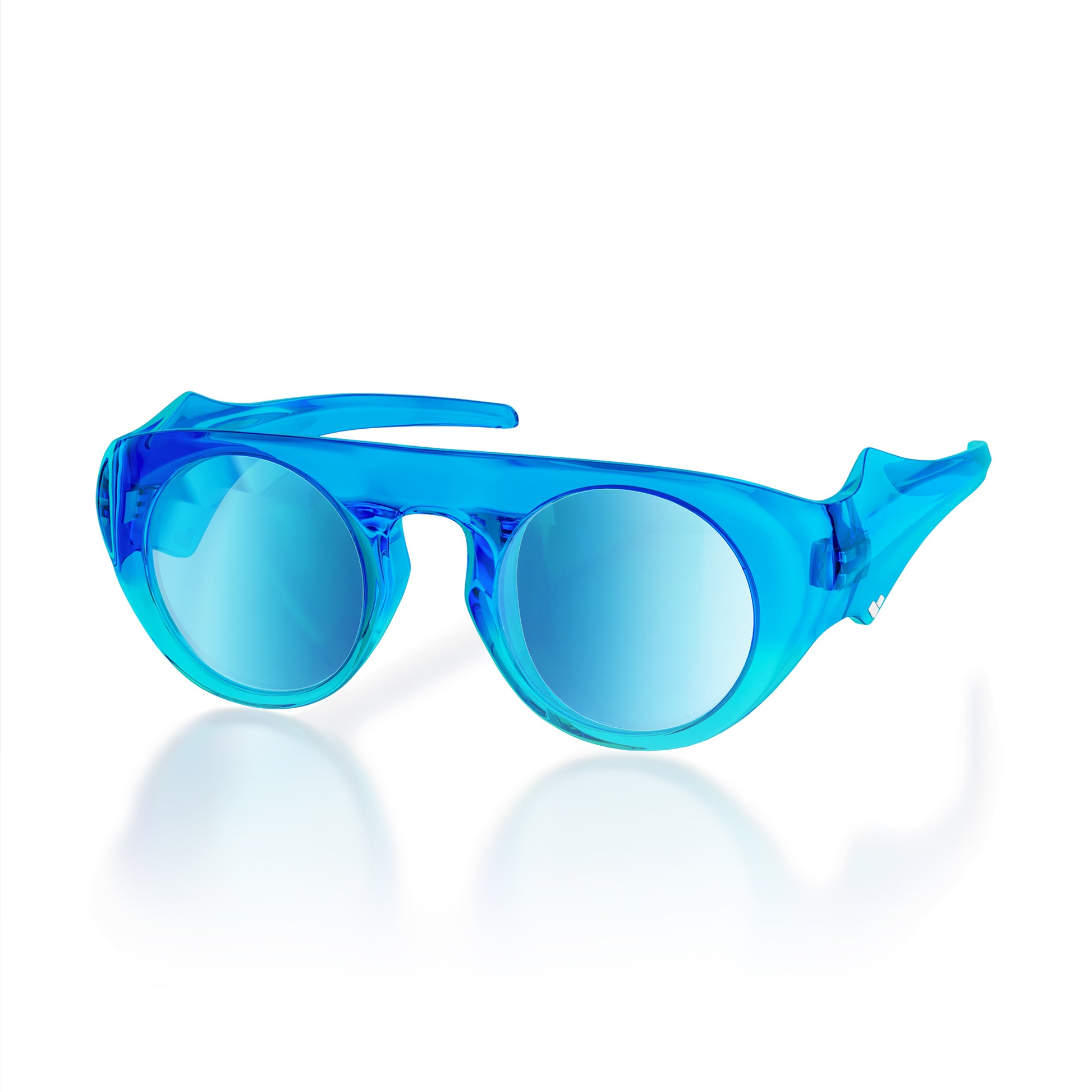 Diamanta#Color_Montatura Positano Blue con Lente Blue Mirror