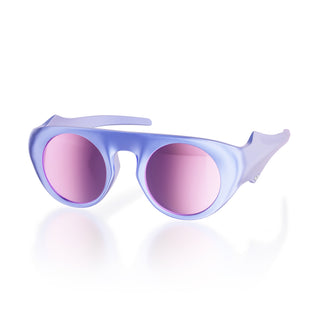 Diamanta#Color_Montatura Galaxy White con Lente Lavender Mirror