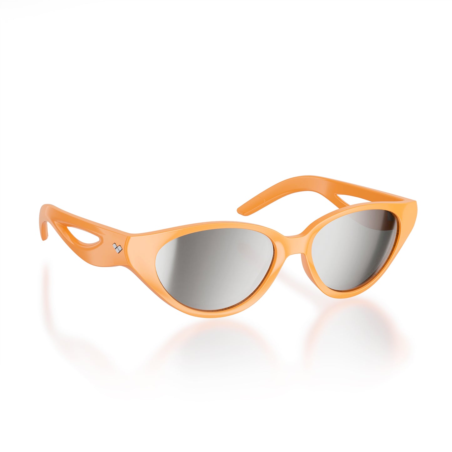 Sirena#Color_Montatura Gloss Apricot con Lente Silver Mirror