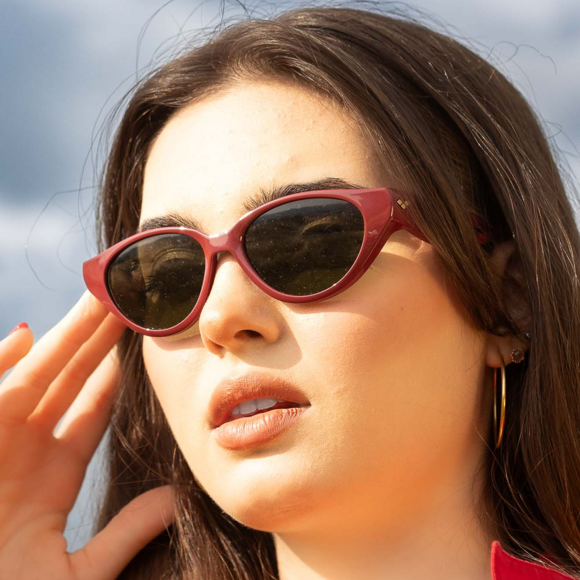 Sirena#Color_Montatura Red Carpet Lipstick con Lente Green